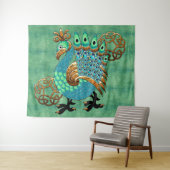 Tenture Celt et Feathers (En situation (horizontale))