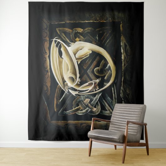 Tenture Céltic Knot Creative Dragon (En situation)