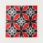Tenture Celtic Miroir ( Papillon Rouge ) (Devant (Horizontal))