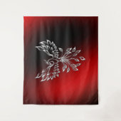 Tenture Cendres noires rouges et Phoenix (Devant)