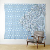 Tenture Céramique Lace Bleu clair (En situation (horizontale))