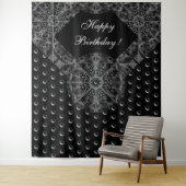 Tenture Céramique noir (En situation)