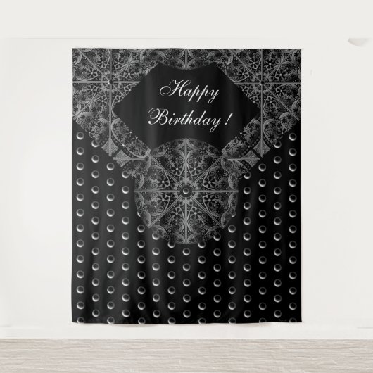 Tenture Céramique noir (Devant)