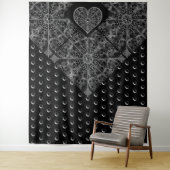 Tenture Céramique noir (En situation)