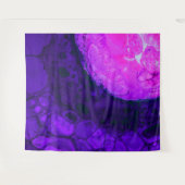 Tenture *~* Cercle Abstrait rose de la brasse cosmique Pur (Devant (Horizontal))