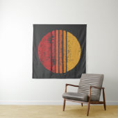 Tenture Cercle de groncs Vintages du soleil Illustrationsv (En situation (horizontale))