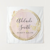 Tenture cercle rose (Devant)