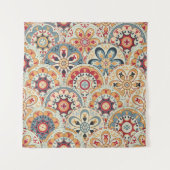 Tenture Cercles Abstraits : Papier peint couleur tendance (Devant)