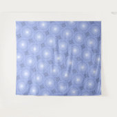 Tenture Cercles bleus tourbillonner motif (Devant (Horizontal))