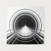 Tenture Cercles de fractale (Devant)