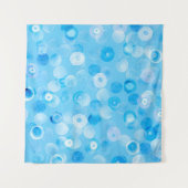 Tenture Cercles d'hiver : Pois Abstraits. (Devant (Horizontal))