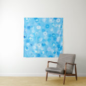 Tenture Cercles d'hiver : Pois Abstraits. (En situation (horizontale))
