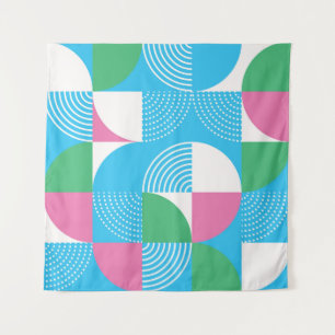 Tenture Cercles graphiques : motif vintage sans soudure.