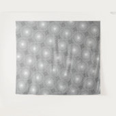 Tenture Cercles gris tourbillon motif (Devant (Horizontal))