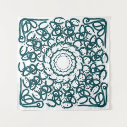 Tenture cercles motif (Devant)