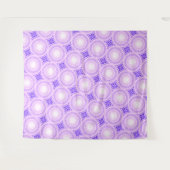 Tenture Cercles violets lumineux motif (Devant (Horizontal))