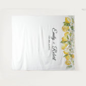 Tenture Cérémonie de Mariage Citrus citron Contexte (Devant (Horizontal))