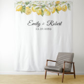 Tenture Cérémonie de Mariage Citrus citron Contexte (En situation)
