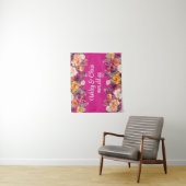 Tenture Cérémonie de mariage sur mesure Prop Photo florale (En situation)