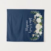 Tenture Cérémonie de verdure Photo Booth Winter Wedding Dé (Devant (Horizontal))