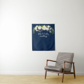 Tenture Cérémonie de verdure Photo Booth Winter Wedding Dé (En situation)