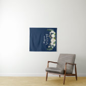 Tenture Cérémonie de verdure Photo Booth Winter Wedding Dé (En situation (horizontale))