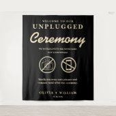 Tenture Cérémonie débranchée Beurre noir Jaune fond (Devant)