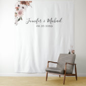 Tenture Cérémonie Mariage de soie Florale Contexte (En situation)