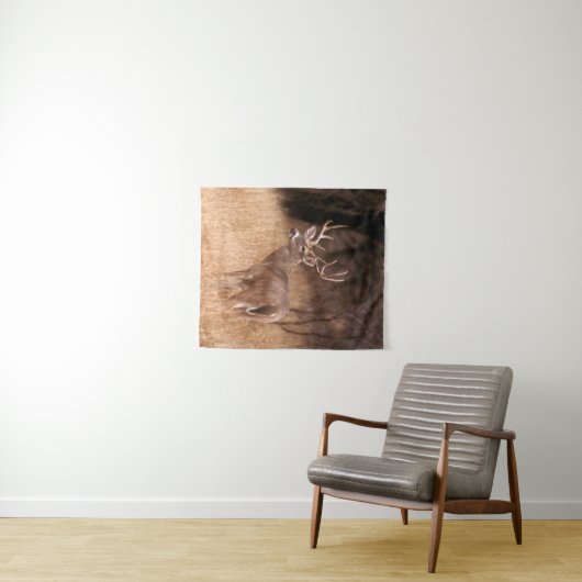 Tenture Cerf à queue blanche | Choke Canyon State Park, TX (En situation (horizontale))