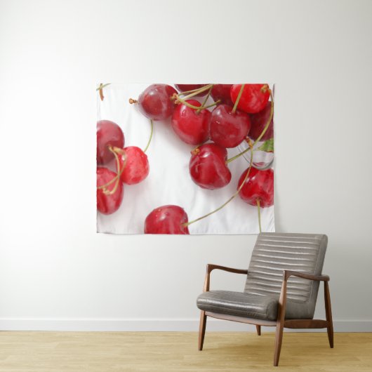 Tenture Cerises (En situation (horizontale))