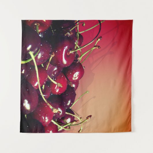 Tenture Cerises (Devant (Horizontal))