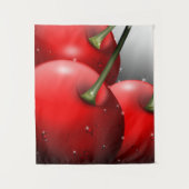 Tenture Cerises avec gouttes de ragoût (Devant)