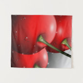 Tenture Cerises avec gouttes de ragoût (Devant (Horizontal))