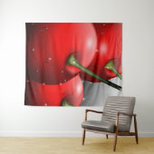 Tenture Cerises avec gouttes de ragoût (En situation (horizontale))