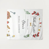 Tenture C'est Amore Italien Fête des mariées Backdrop (Devant (Horizontal))