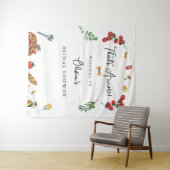 Tenture C'est Amore Italien Fête des mariées Backdrop (En situation (horizontale))