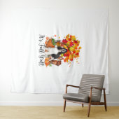 Tenture C'est automne Y'all Springer Spaniel Dog Halloween (En situation (horizontale))