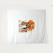 Tenture C'est automne Y'all Springer Spaniel Dog Halloween (Devant (Horizontal))