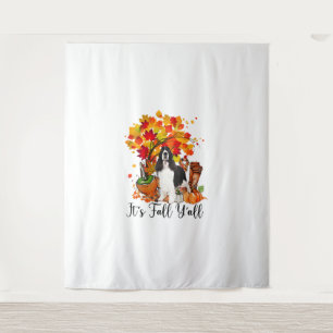 Tenture C'est automne Y'all Springer Spaniel Dog Halloween