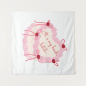 Tenture C'est ma Demoiselle d'Honneur | Gâteau Coquette po (Devant (Horizontal))