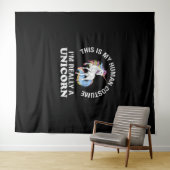 Tenture C'est mon costume humain Je suis vraiment une sall (En situation (horizontale))