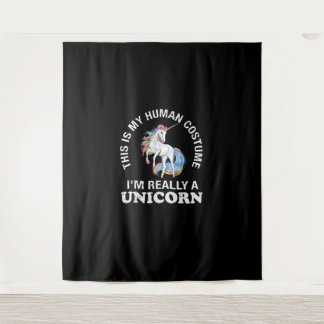 Tenture C'est mon costume humain Je suis vraiment une sall