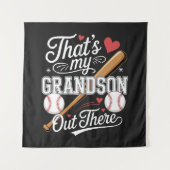 Tenture C'est mon petit-fils là-bas Baseball (Devant)