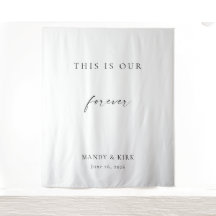 C'est Notre Toile de Fond de Mariage Éternelle | M