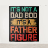 Tenture C'est Pas Un Corps De Papa C'est Une Figure Patern (Devant)