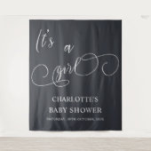 Tenture C'est un Baby shower de calligraphie minimale mode (Devant)