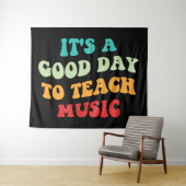 Tenture C'est un bon jour pour apprendre la musique I (En situation (horizontale))