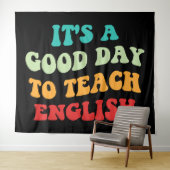 Tenture C'est une bonne journée pour apprendre l'anglais I (En situation (horizontale))