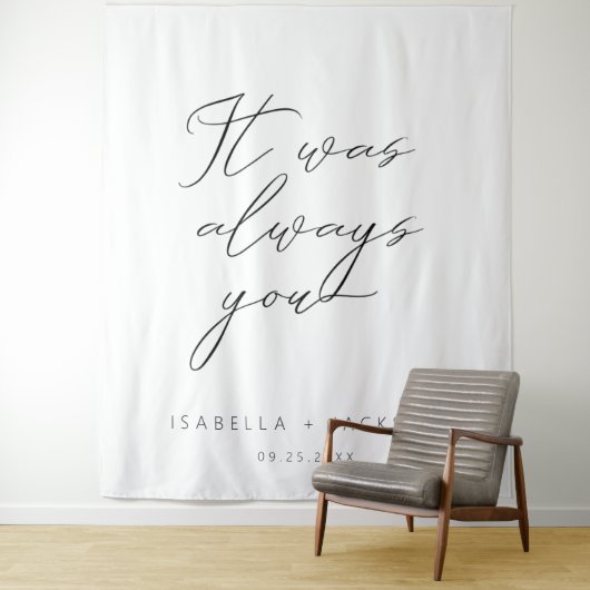 Tenture C'Était Toujours Toi (En situation)