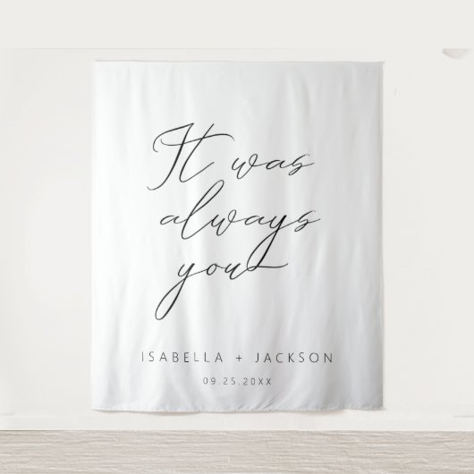 Tenture C'Était Toujours Toi (Devant)